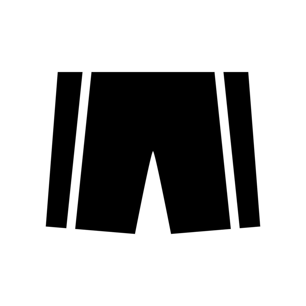 pantalones cortos icono vector ilustración gráfico diseño