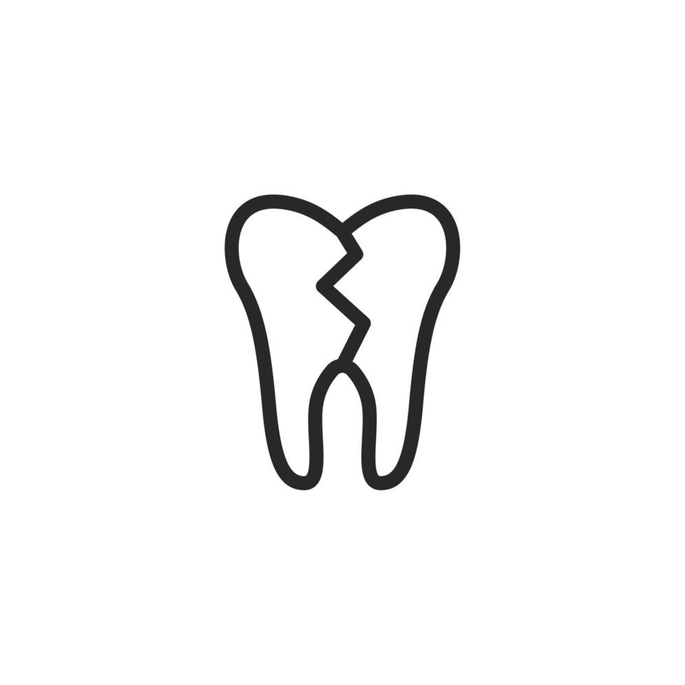 Dental icon, isolated Dental sign icon, vector illustration