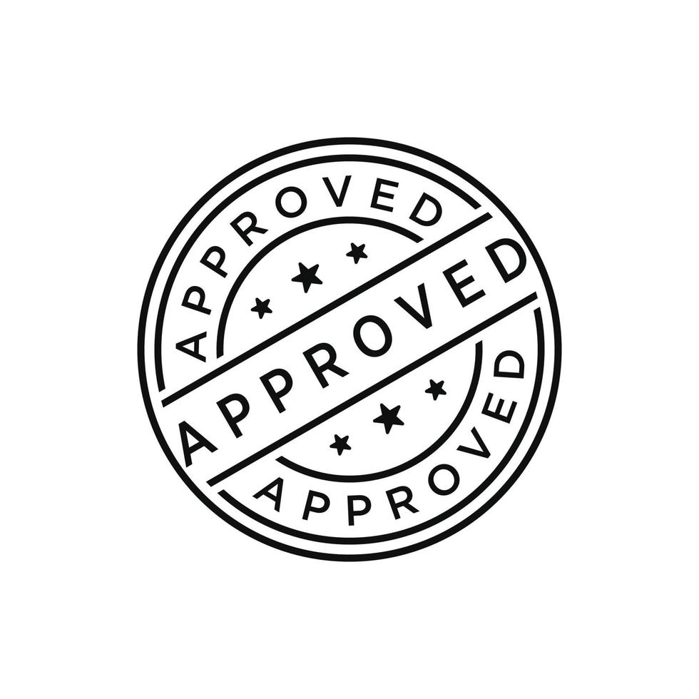Approved stamp vector 22587703 Vector Art at Vecteezy