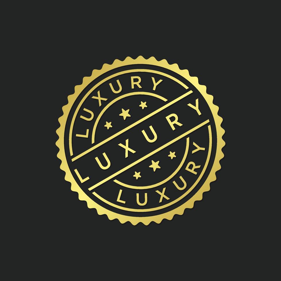 Luxury stamp vector