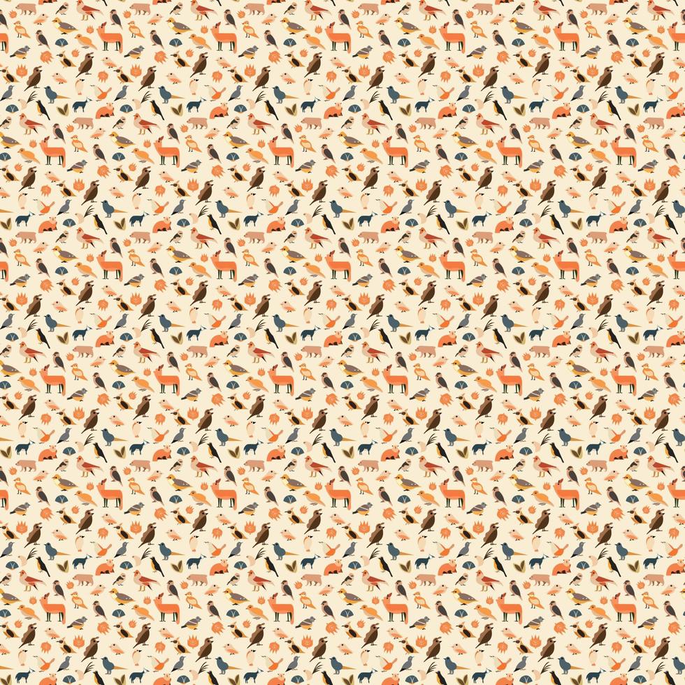 birds pattern design vector