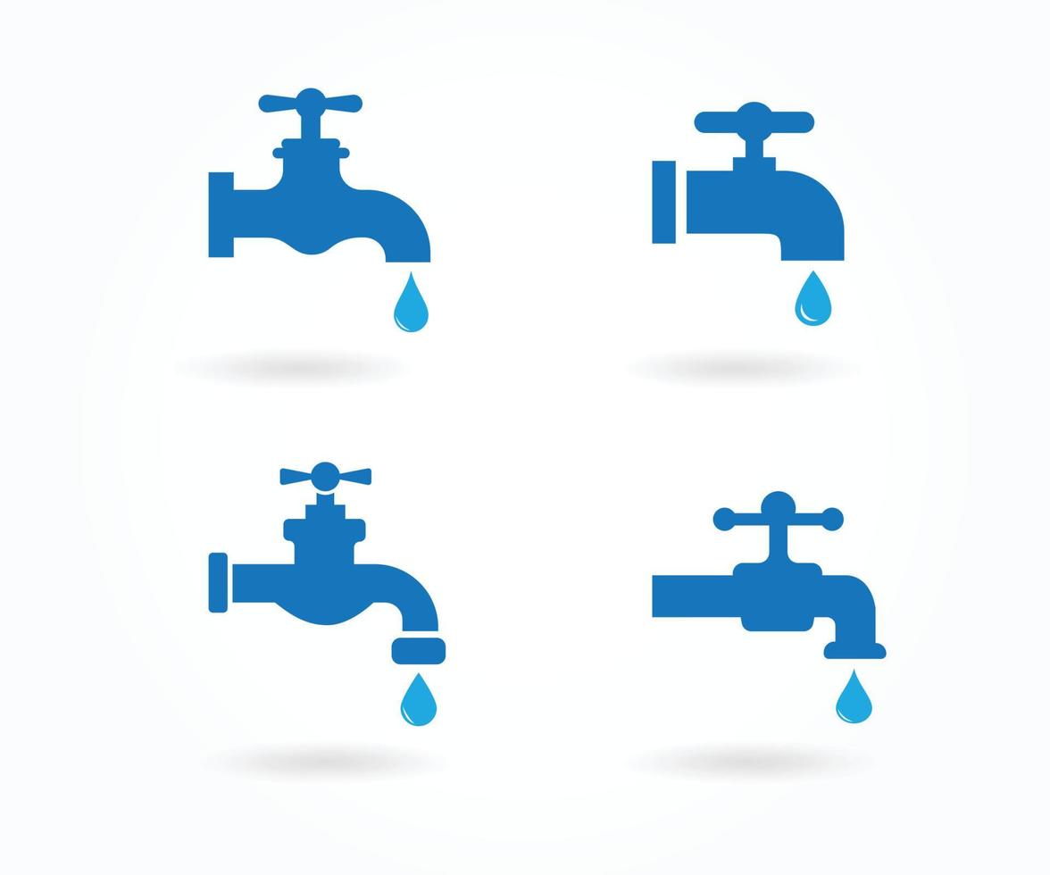 Tap vector icon set. Faucet vector icon.