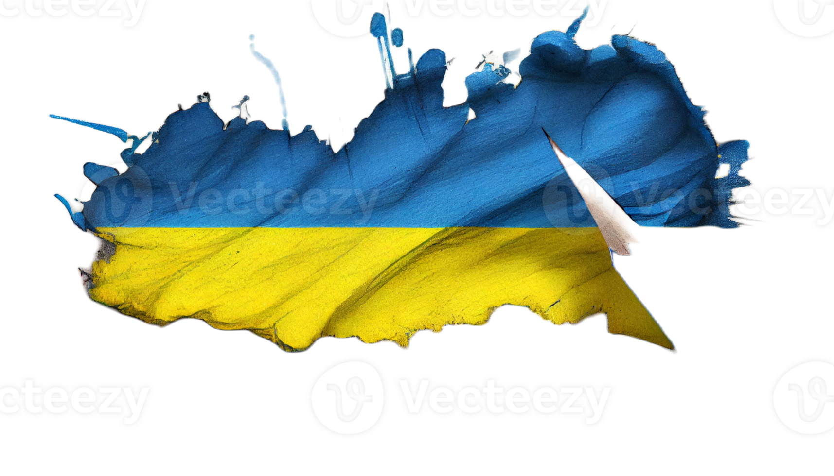ukraina flagga patriot illustration design, ukrainska patriotism flaggor, ai genererad png