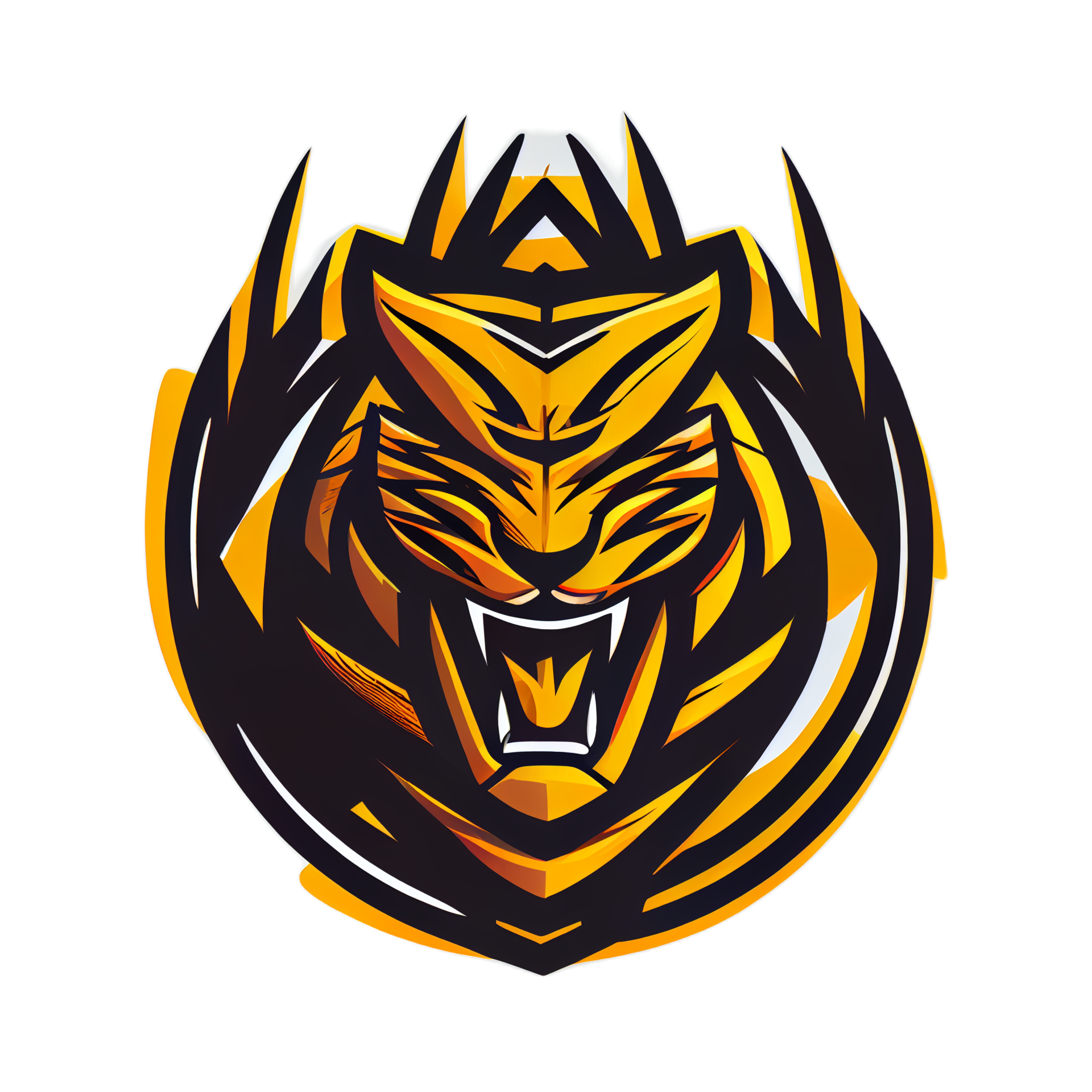 tiger-logo-simple-and-colorful-illustration-transparent-background