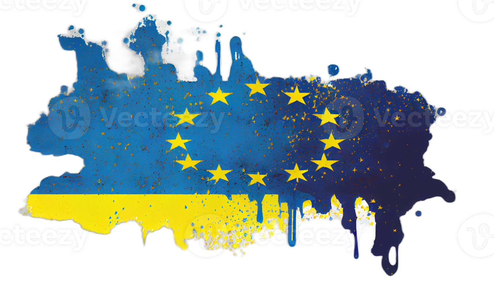 ukraina flagga patriot illustration design, ukrainska patriotism flaggor, ai genererad png