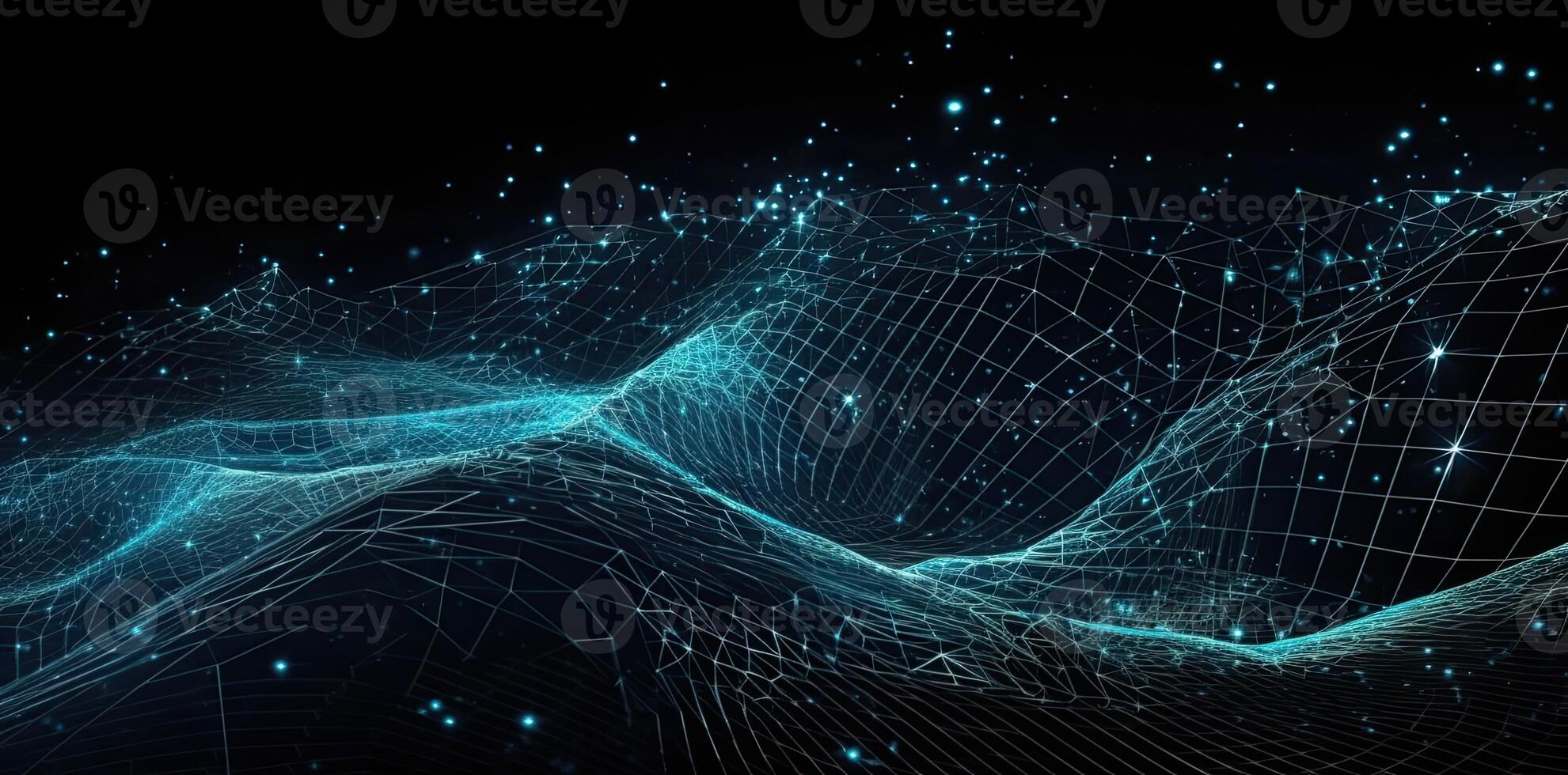 tech background with a wire mesh, in the style of futuristic digital art, digital, Illustration photo