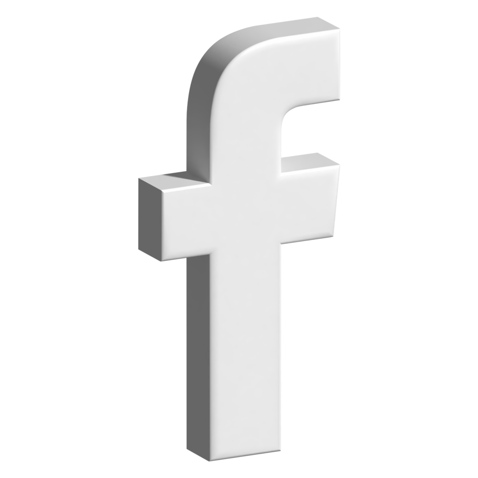facebook 3d-ikon png