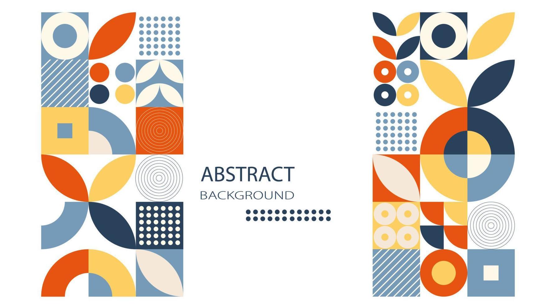 Abstract geometric modern vector background.