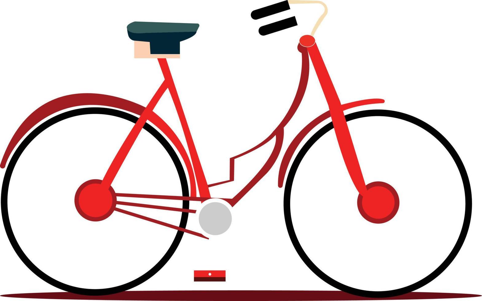 vector illustration of bicycle