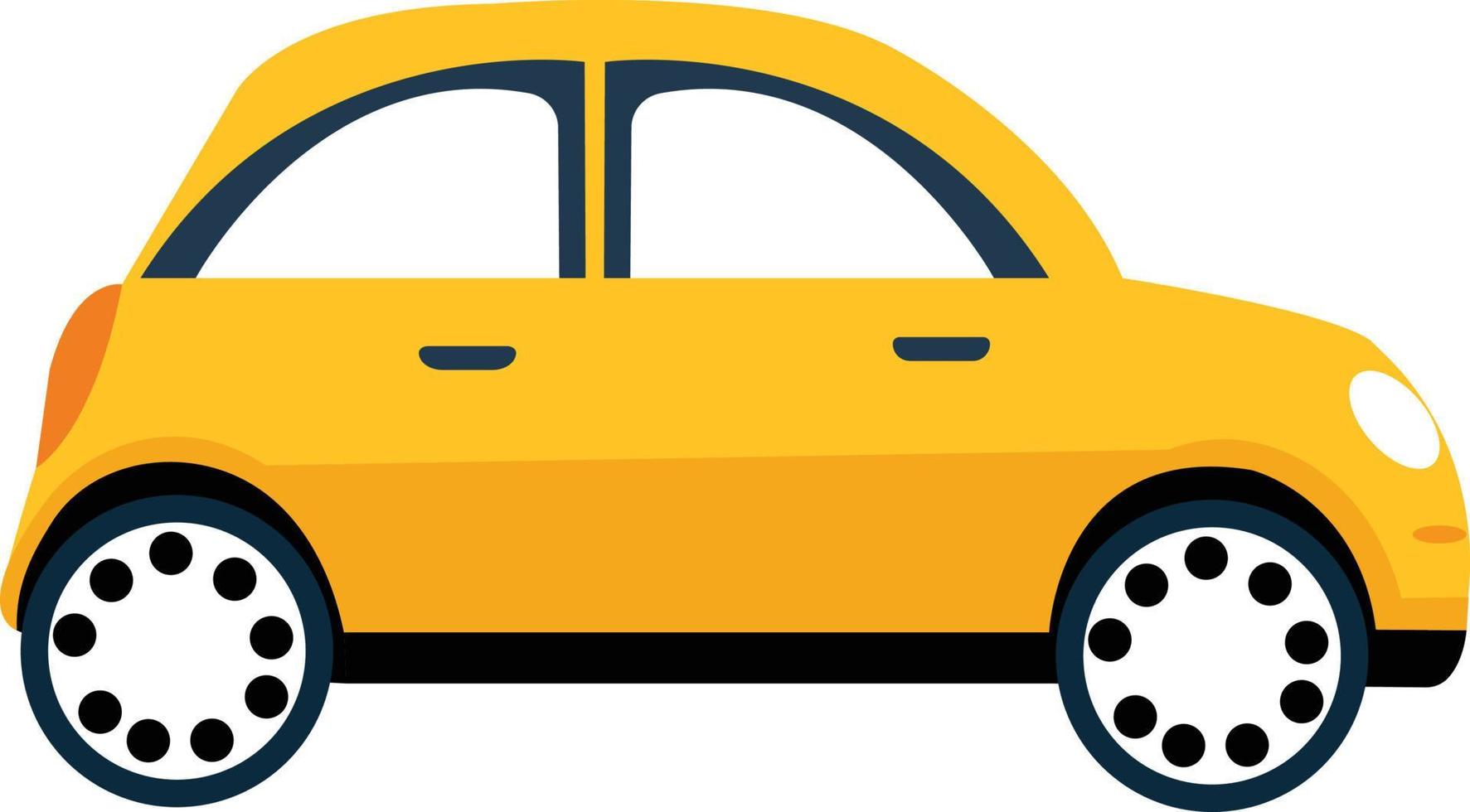 cute city car icon vector