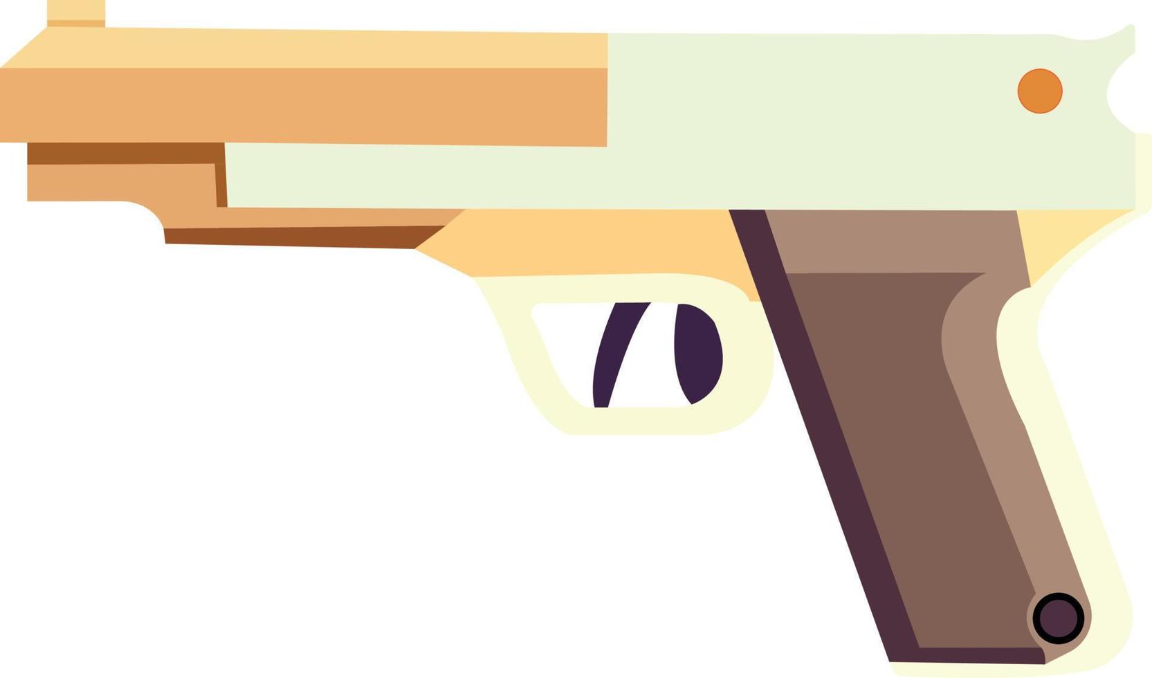 dibujos animados pistola gratis ilustración icono vector