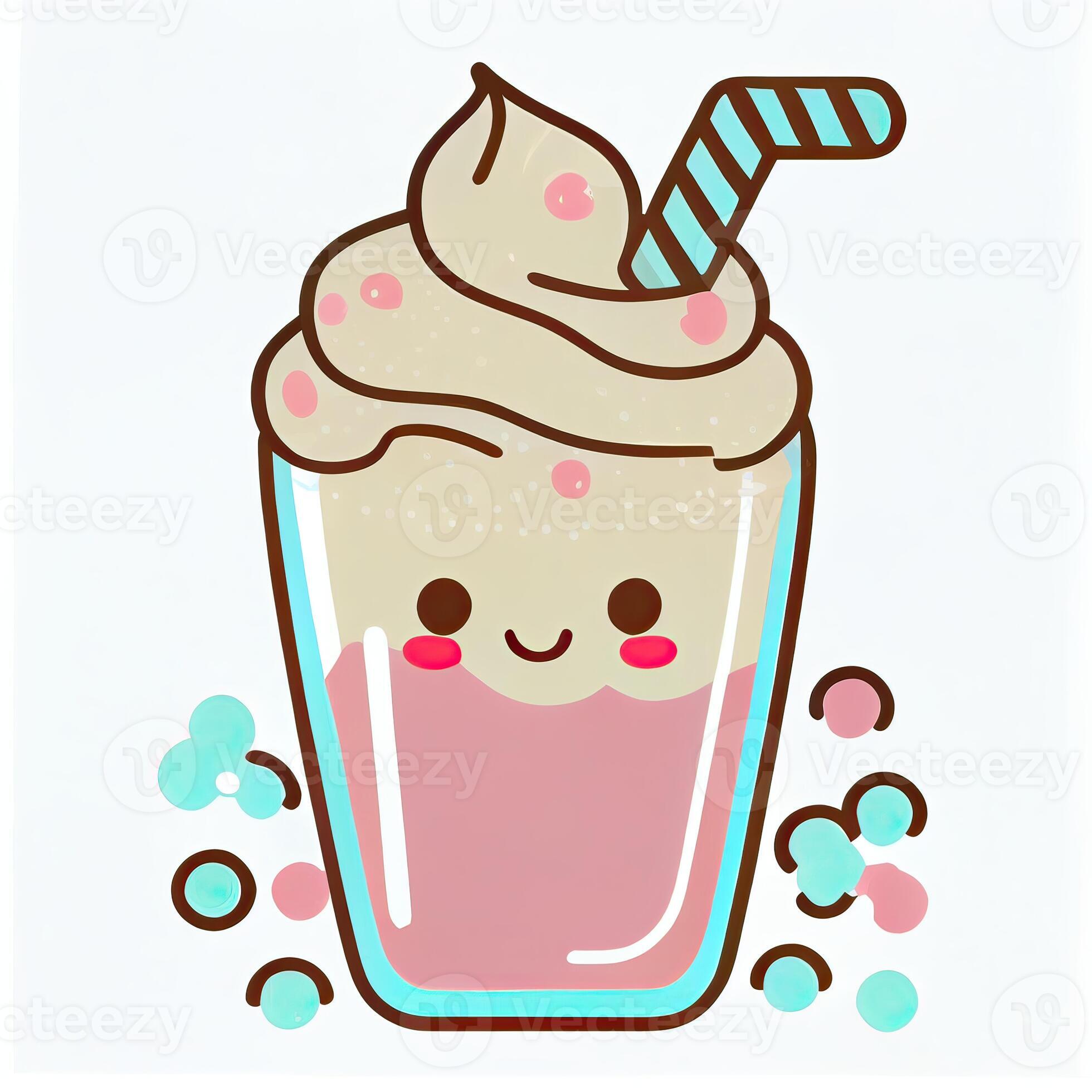 kawaii milk shake