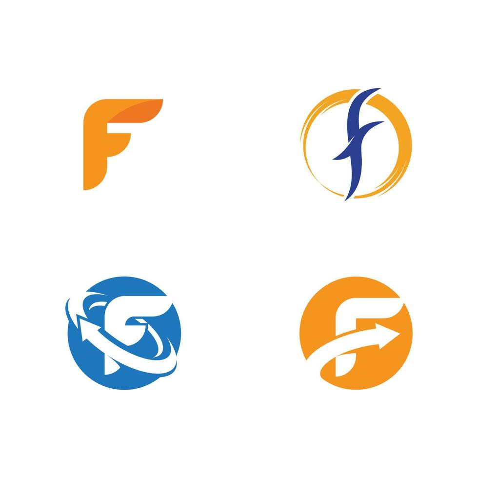 F Letter vector icon