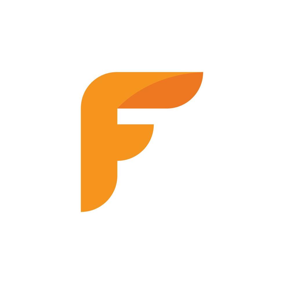 F Letter vector icon