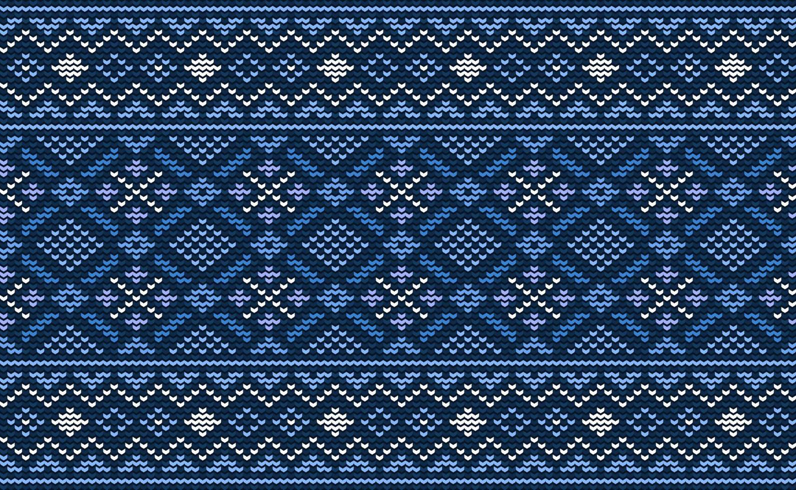 Vector cross stitch Boho background, Knitted ethnic pattern, Embroidery diagonal oriental style