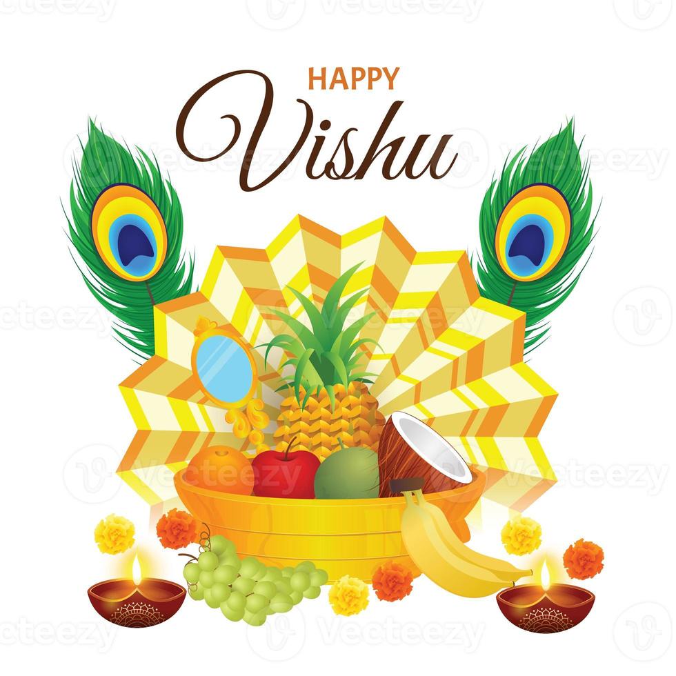 Happy Vishu Background photo