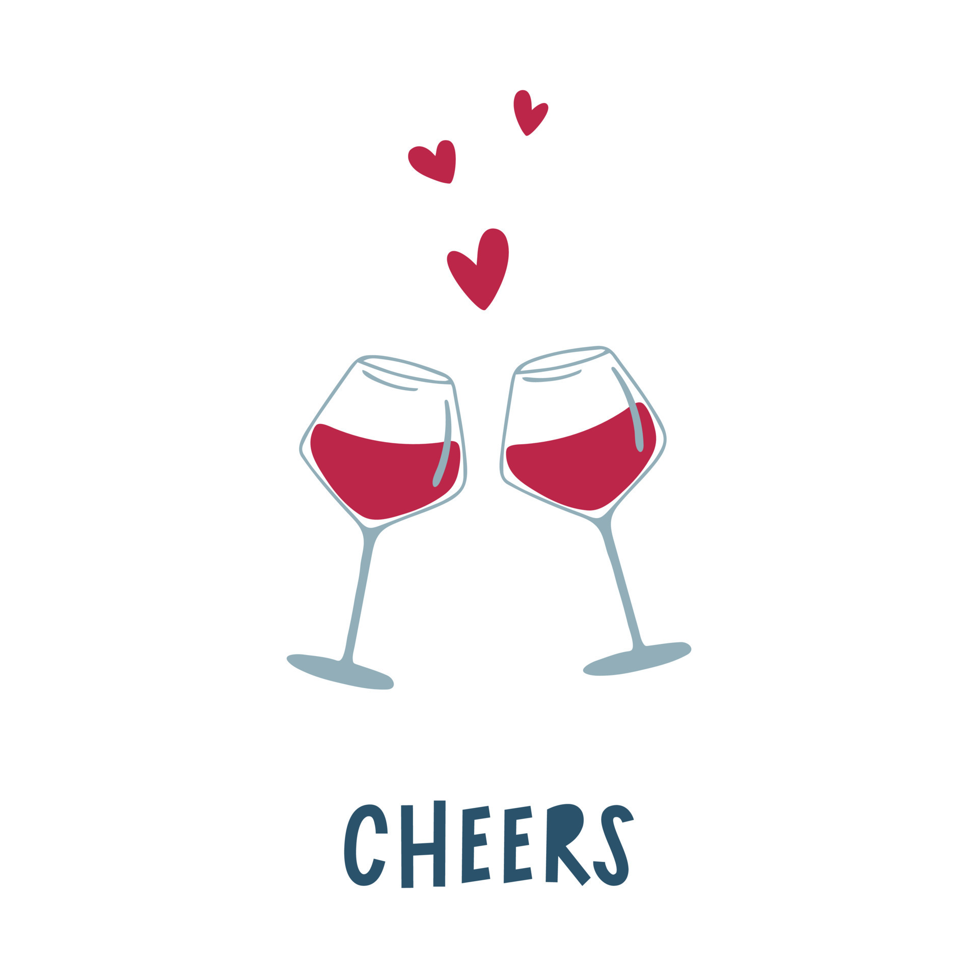Cheers shop wine glasses