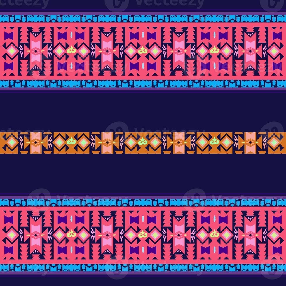 Ikat geometric folklore ornament. Tribal ethnic texture. Seamless striped pattern in Aztec style. Figure tribal embroidery. Indian, Scandinavian, Gyp sy, Mexican, folk pattern.ikat Seamless pattern. photo