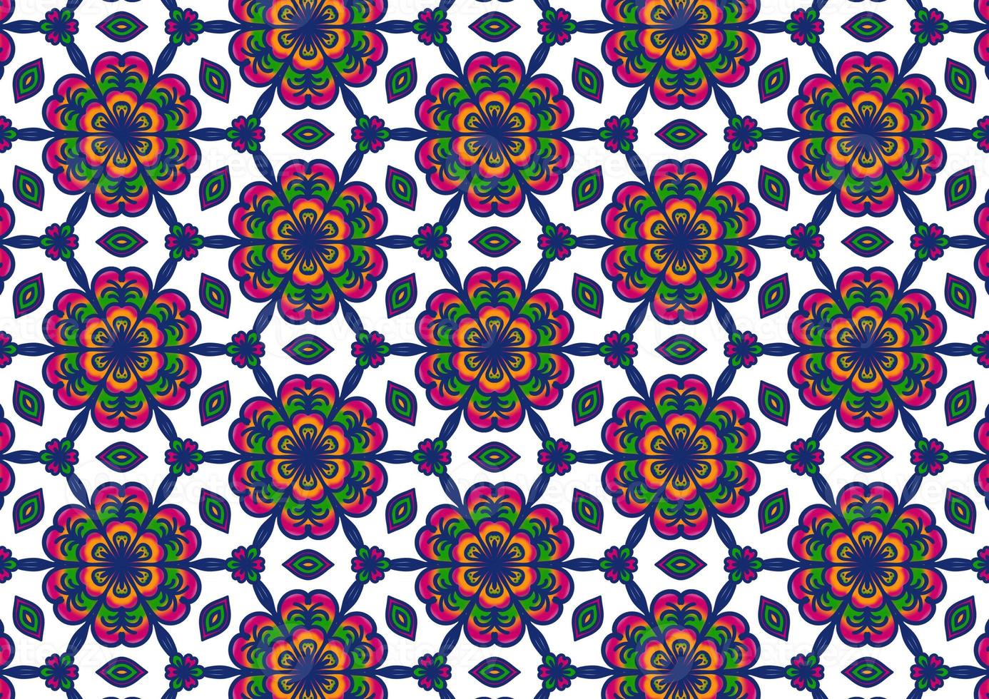 Ikat geometric folklore ornament, Tribal ethnic texture. Seamless striped pattern in Aztec style, Figure tribal embroidery, Scandinavian, Ikat pattern photo