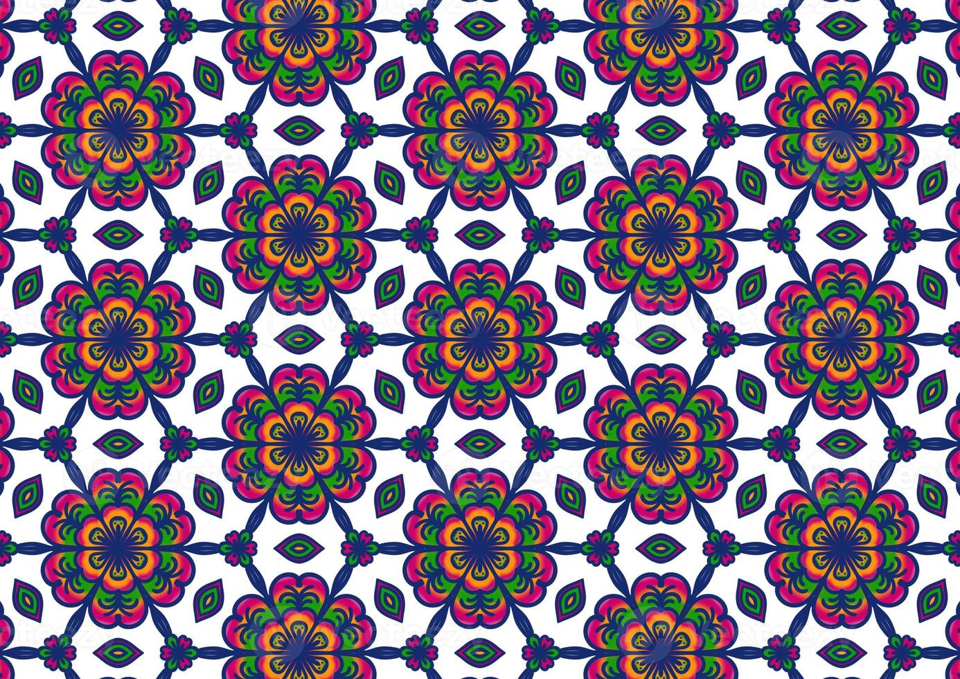 Ikat geometric folklore ornament, Tribal ethnic texture. Seamless striped pattern in Aztec style, Figure tribal embroidery, Scandinavian, Ikat pattern photo