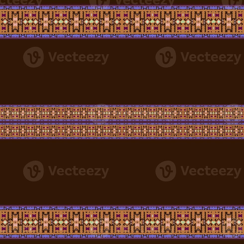 Ikat geometric folklore ornament. Tribal ethnic texture. Seamless striped pattern in Aztec style. Figure tribal embroidery. Indian, Scandinavian, Gyp sy, Mexican, folk pattern.ikat Seamless pattern. photo