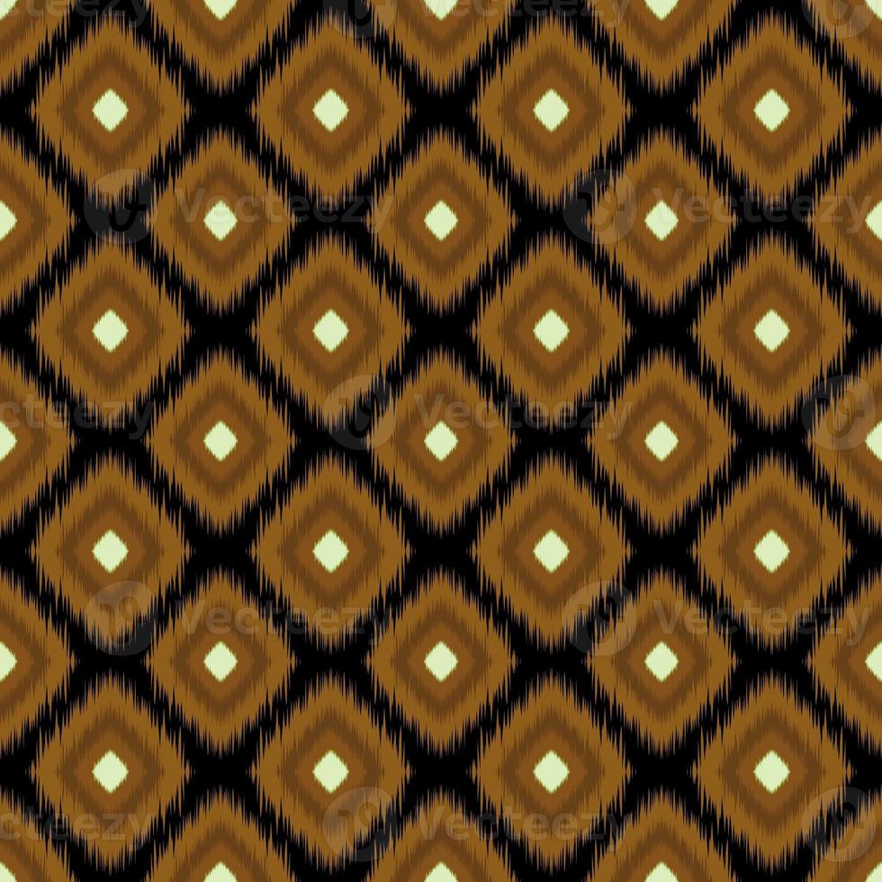 Ikat geometric folklore ornament. Tribal ethnic texture. Seamless striped pattern in Aztec style. Figure tribal embroidery. Indian, Scandinavian, Gyp sy, Mexican, folk pattern.ikat pattern. photo