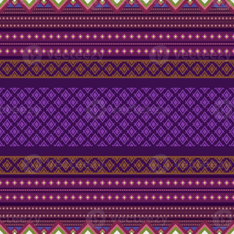 ikat geométrico folklore ornamento.tribal étnico textura.sin costuras a rayas modelo en azteca estilo. figura tribal bordado indio, escandinavo, gitano, mexicano, ikat modelo. foto