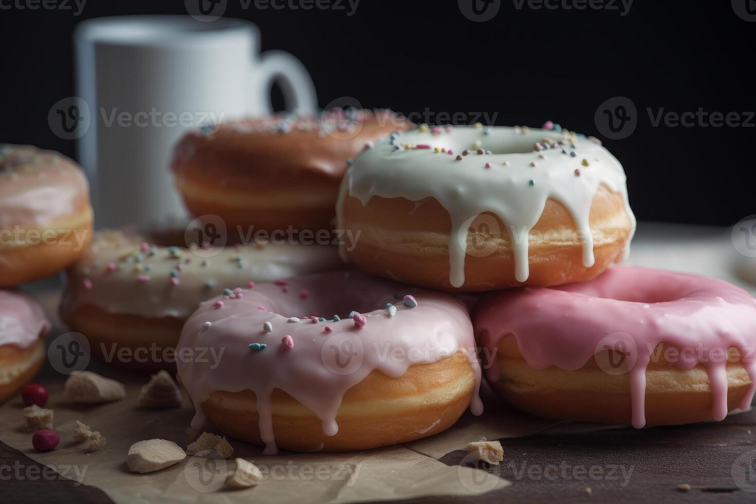 soft hues of the Doughnuts image photo