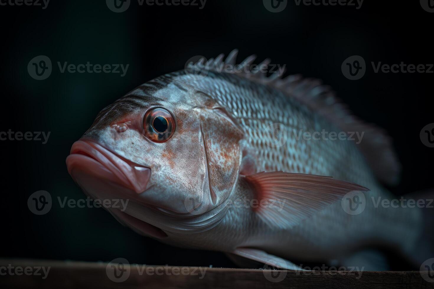 soft hues of the fresh fish photo