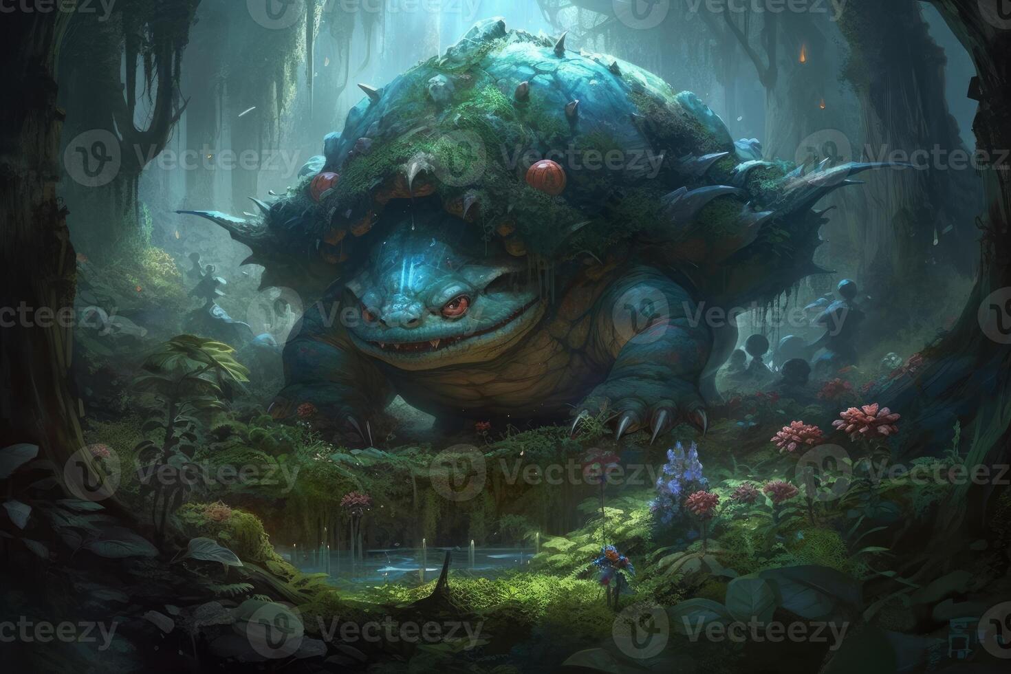 venusaur monster science-fiction concept art work image photo