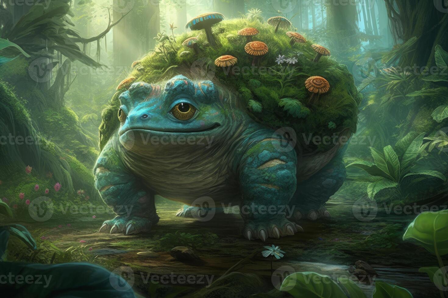 venusaur cute monster science-fiction concept art photo