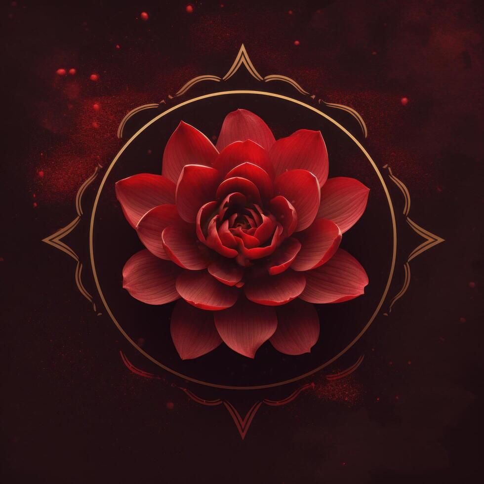 Muladhara chakra lotus photo