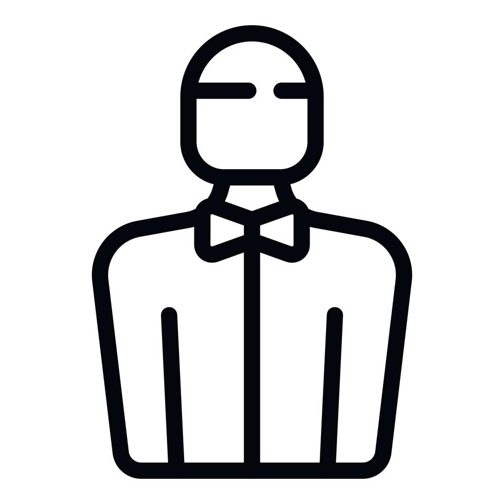 Boxing referee icon outline vector. Fight club vector