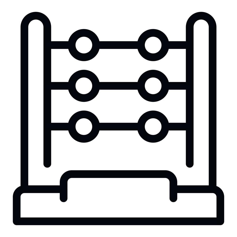 Sport arena icon outline vector. Boxing club vector