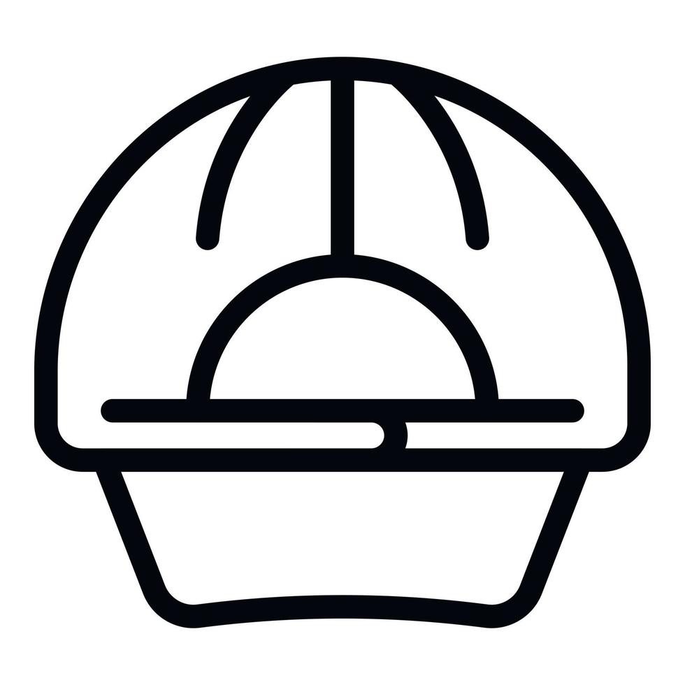 Sport cap icon outline vector. Baseball hat vector