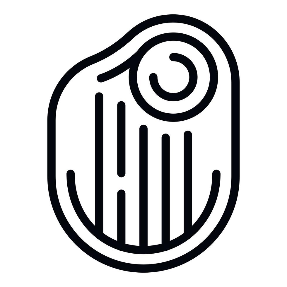 Greek kantele icon outline vector. Retro music vector