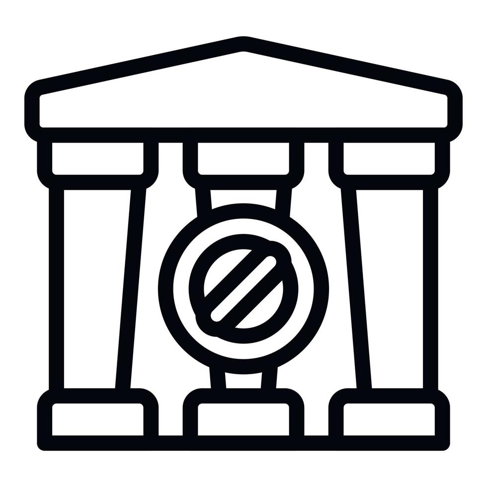 Bankrupt icon outline vector. Poverty family vector