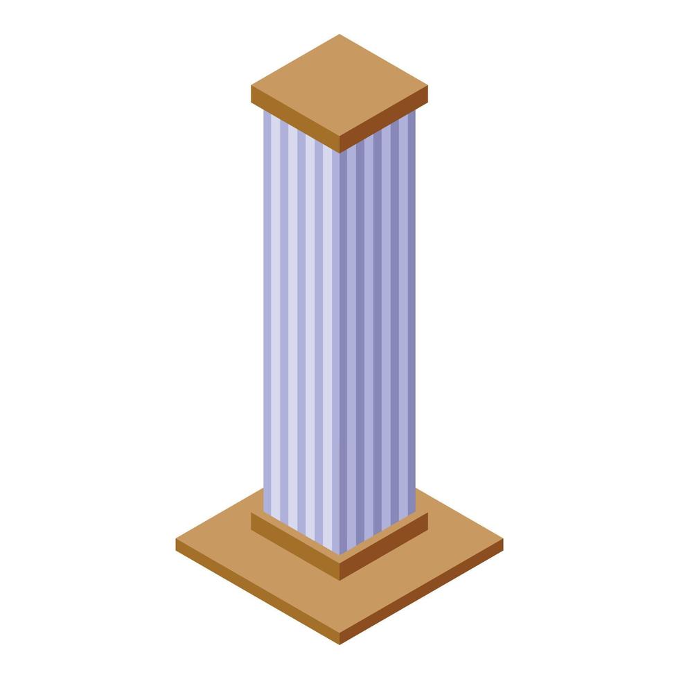 Tower kitten post icon isometric vector. Cat toy vector