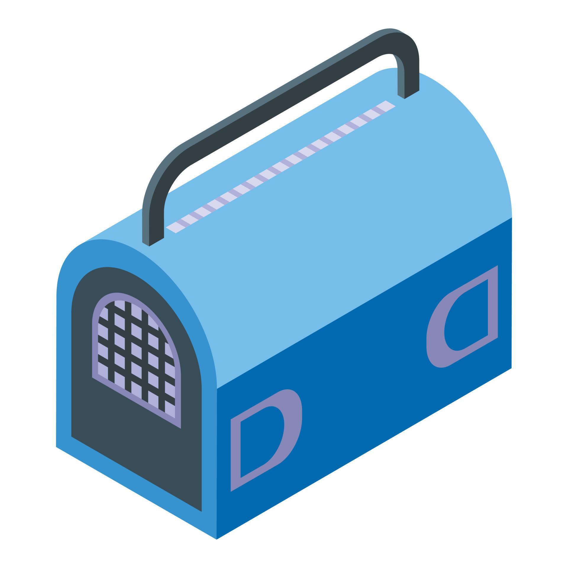 Travel pet bag icon isometric vector. Cat carrier 22593040 Vector Art