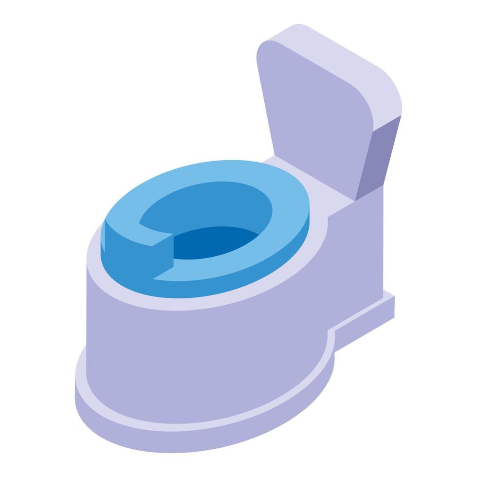 Bathroom potty icon isometric vector. Child baby vector