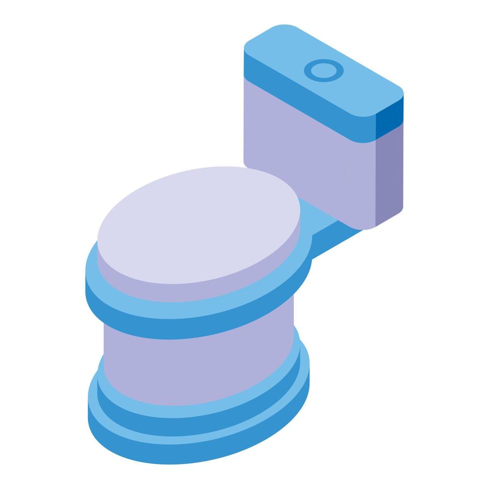 Care toilet icon isometric vector. Baby child vector