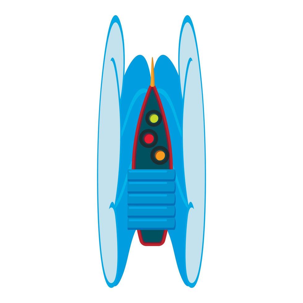 Beach boat icon isometric vector. Long wooden boat with inflatable mattress icon vector