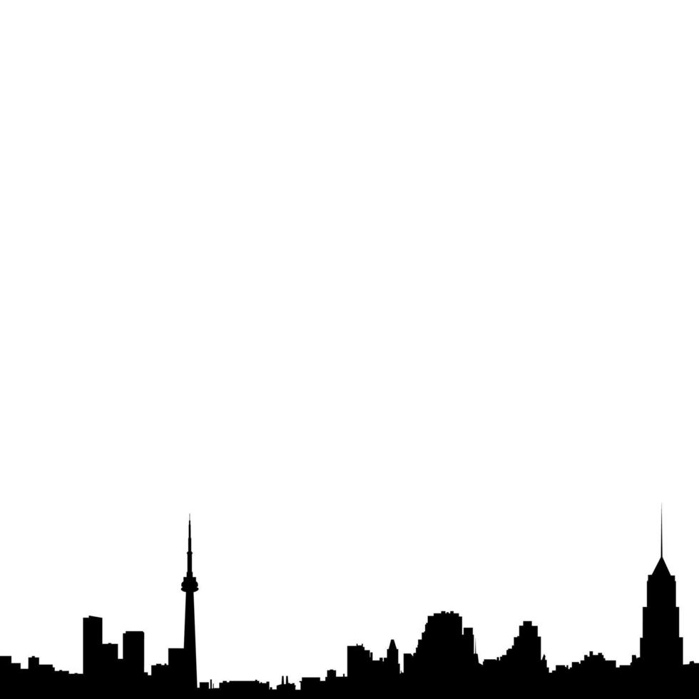 Silhouette of the urban landscape vector