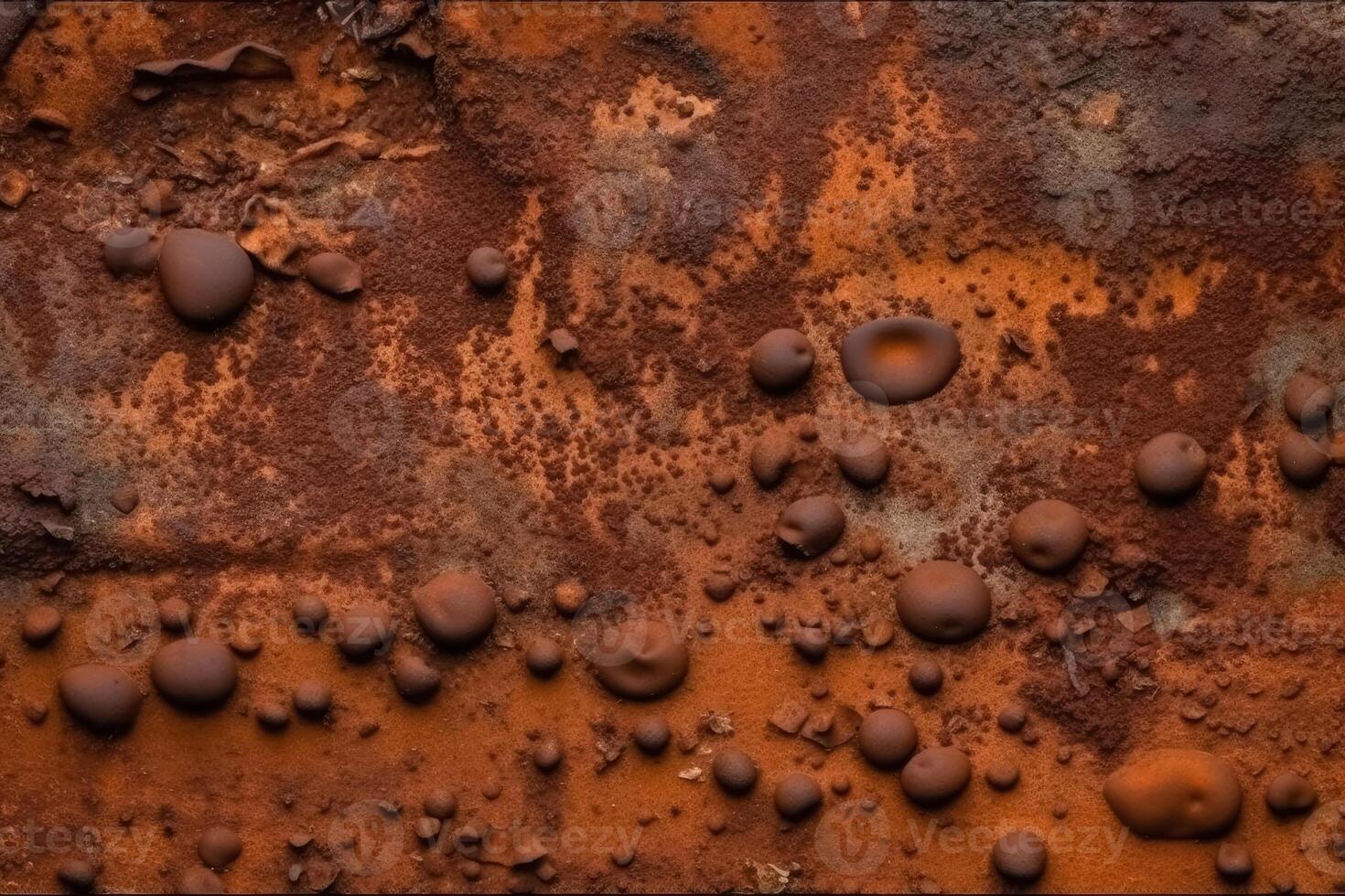 Old rusty metal texture with cracks and peeling paint created with technology. photo