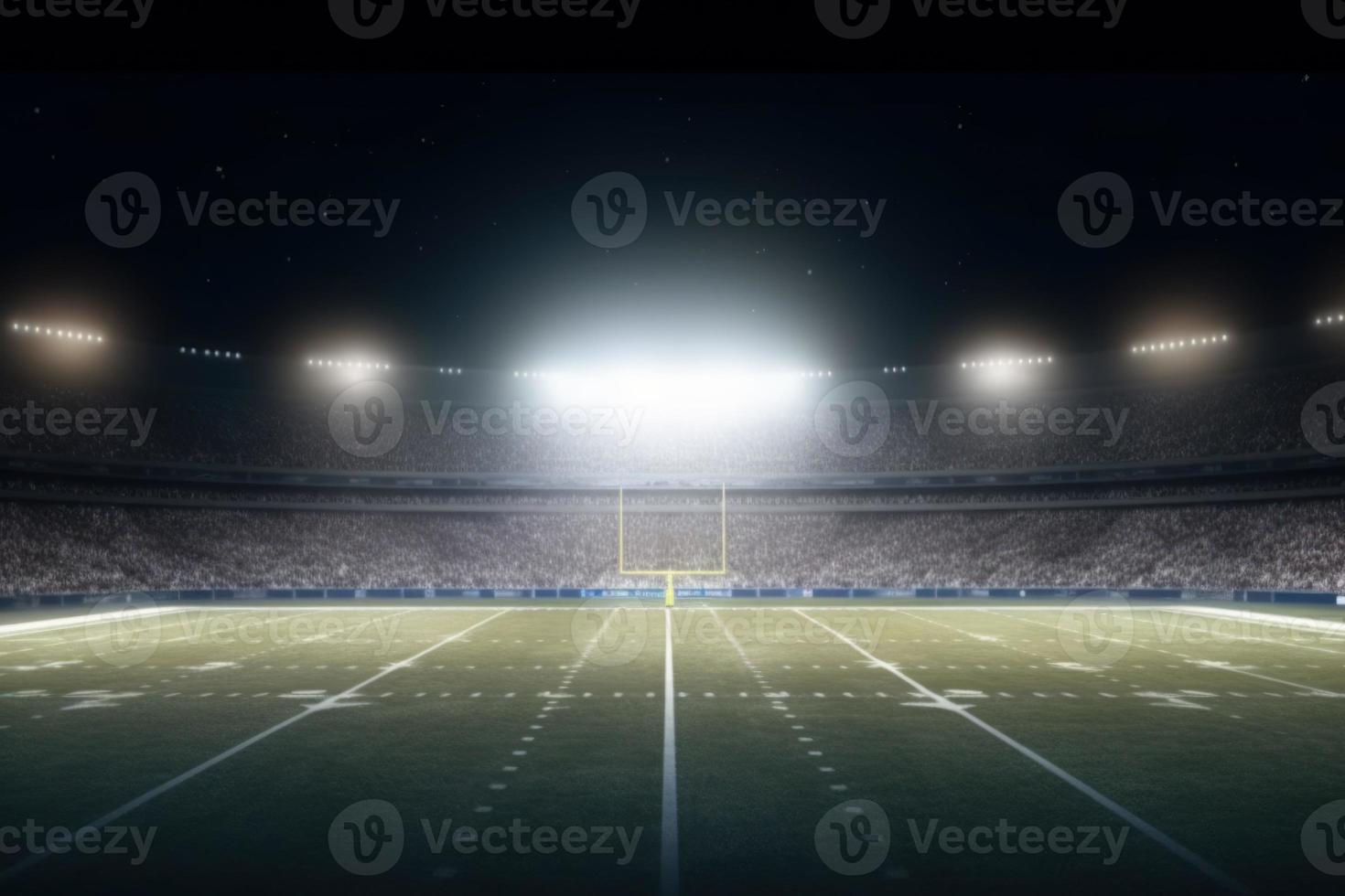 New american football stadium. Generate Ai photo