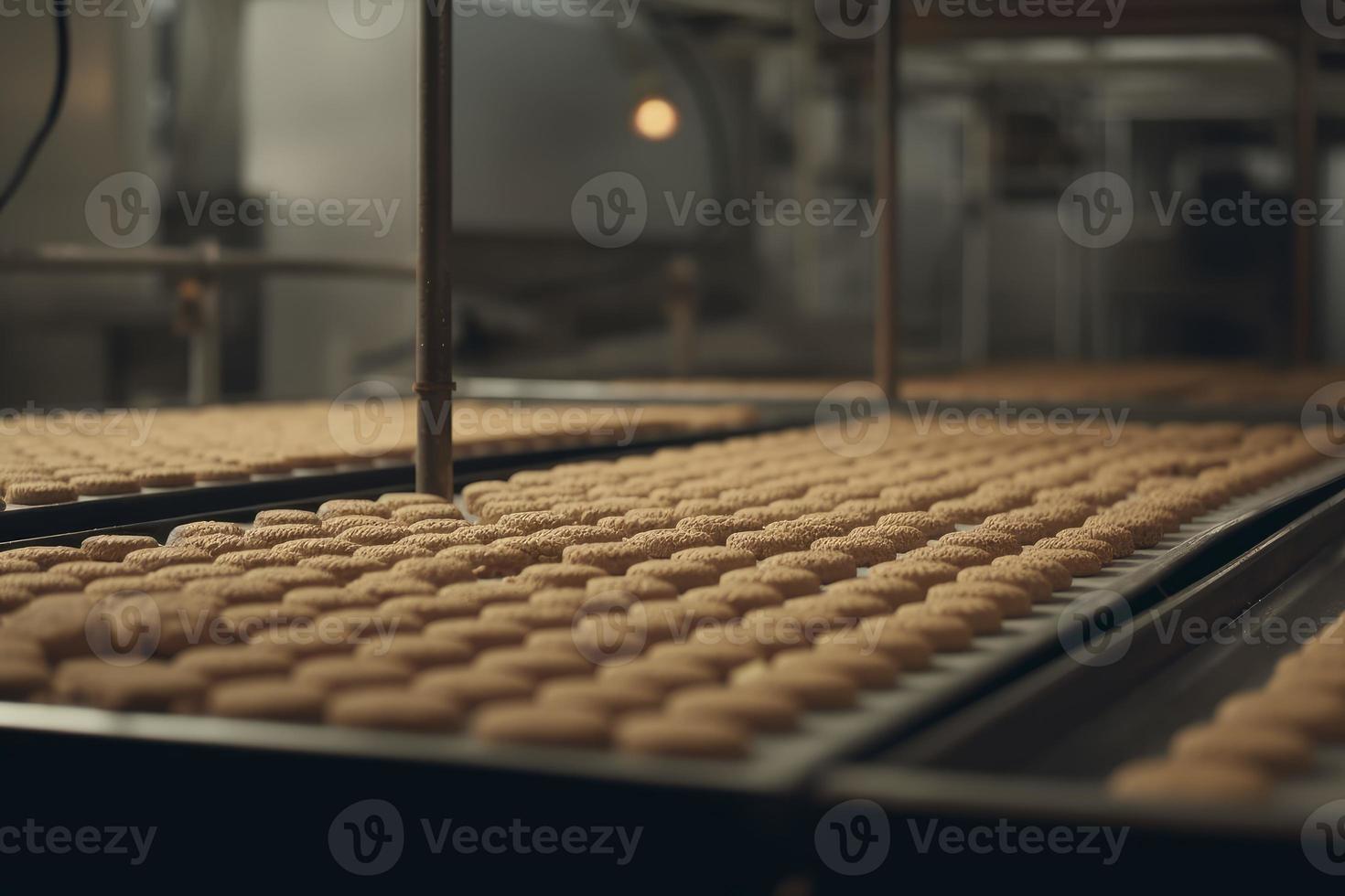 Cookie factory. Generate Ai photo