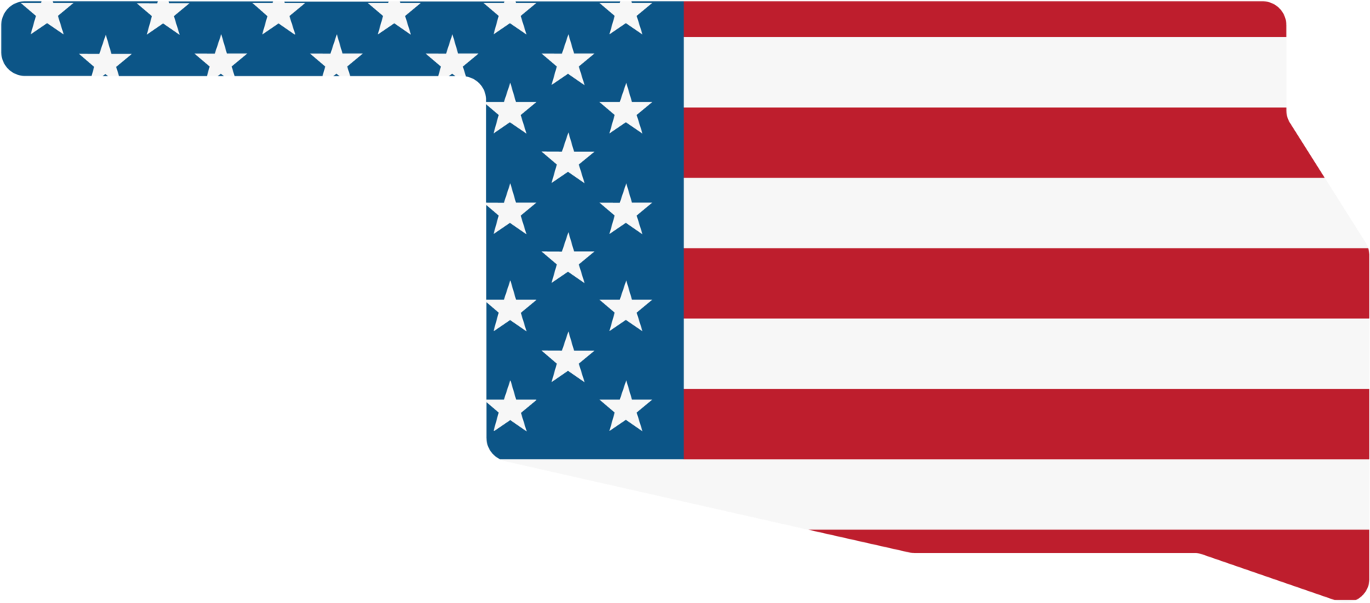 Outline Drawing Of Oklahoma State Map On Usa Flag 22596900 PNG outline-drawing-of-oklahoma-state-map-on-usa-flag-22596900-png