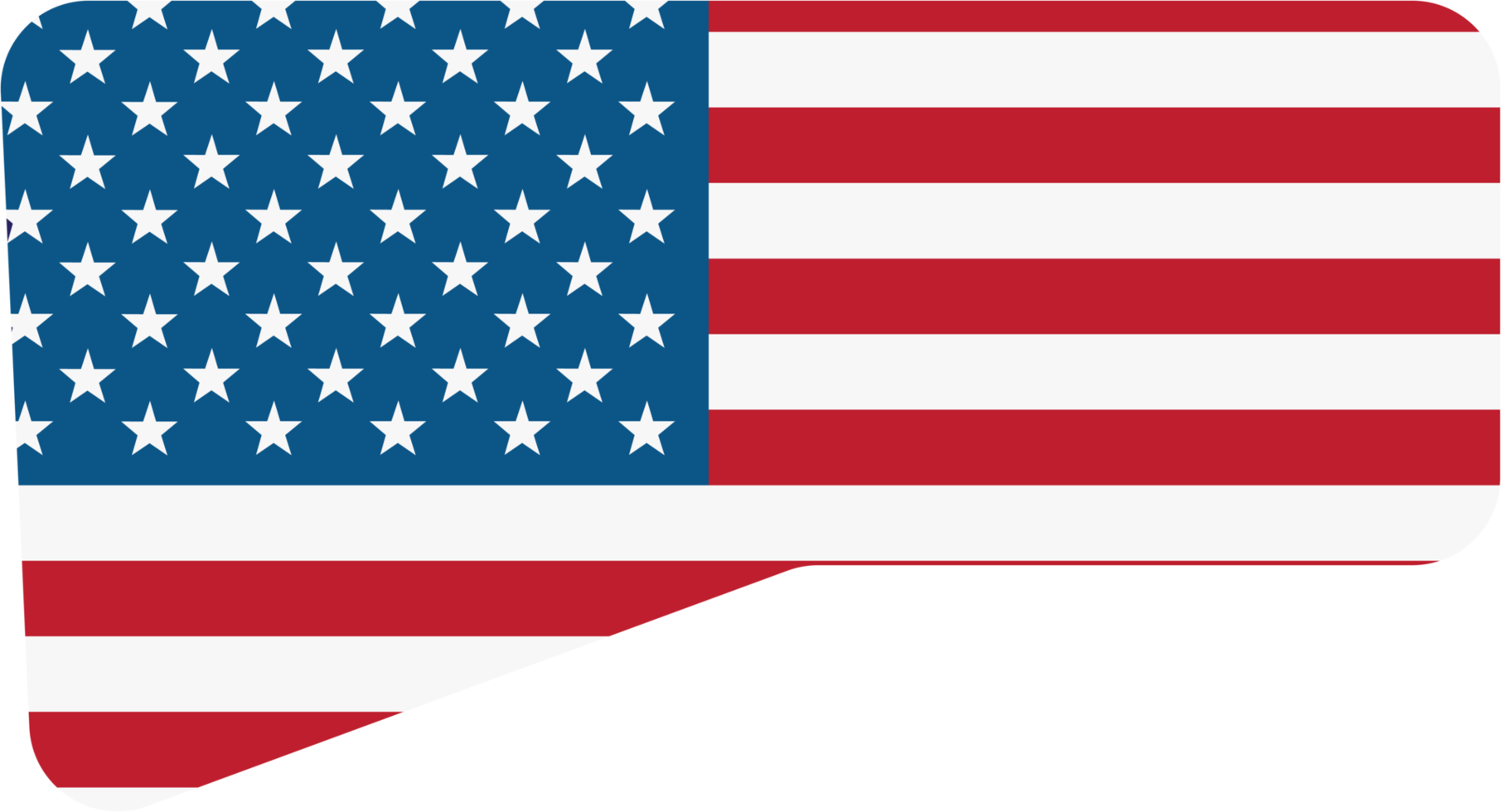 översikt teckning av connecticut stat Karta på USA flagga. png
