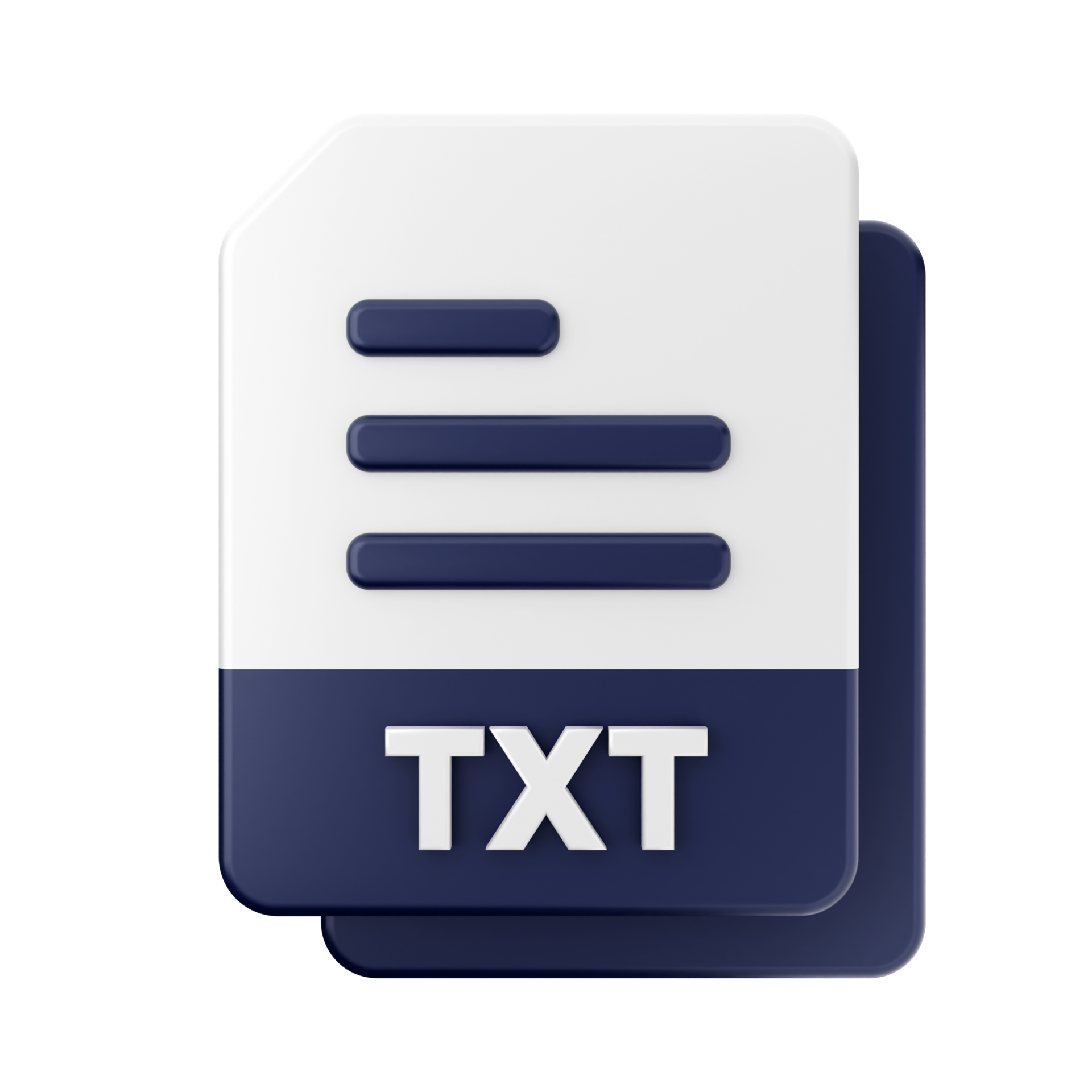 Free 3d TXT archivo icono ilustración 22597185 PNG with Transparent ...