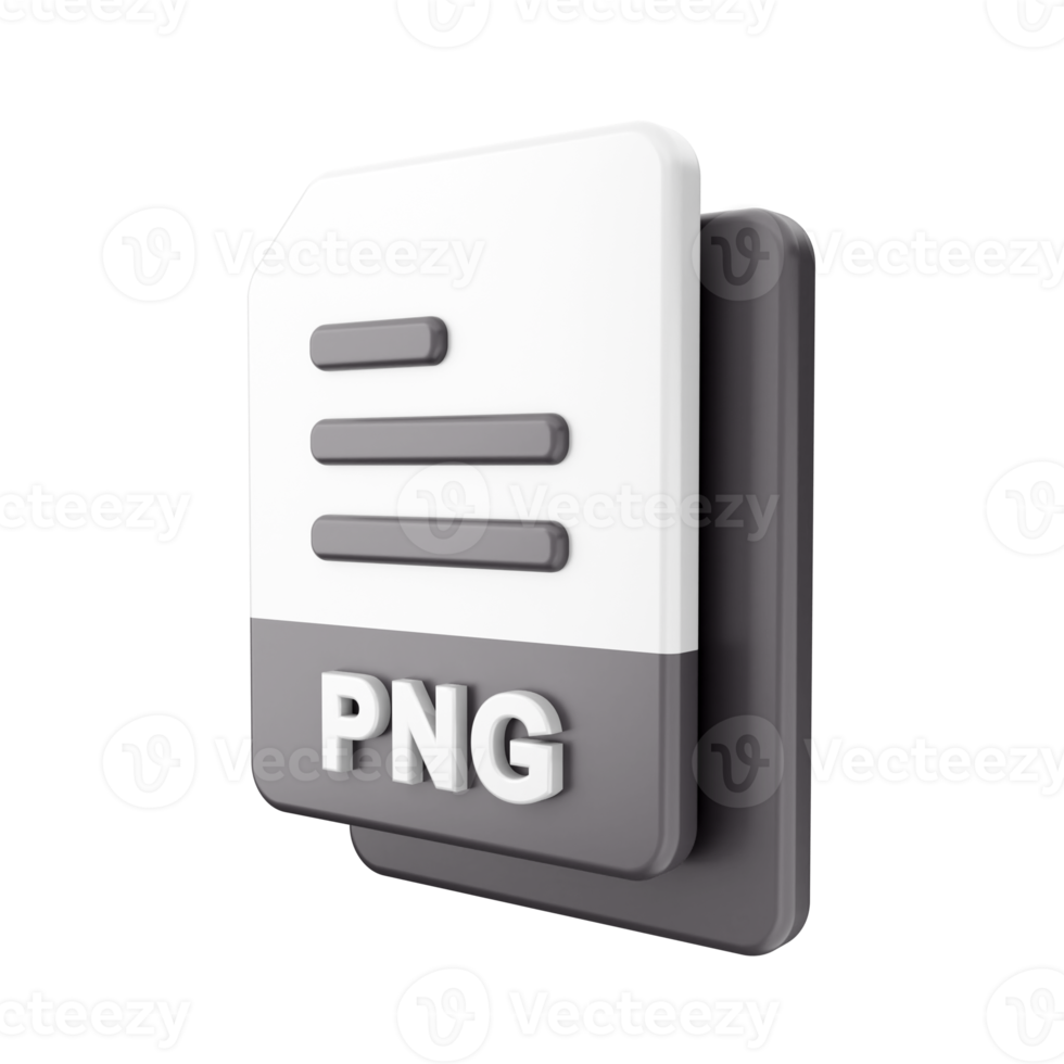 3d file PNG icon illustration